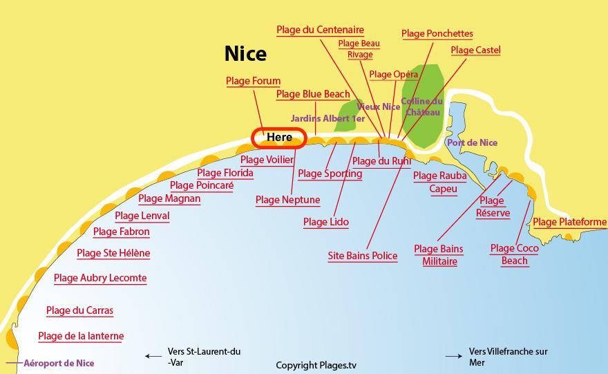 Nice Beach - Promenade Des Anglais Dış mekan fotoğraf